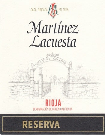 Reserva Martínez Lacuesta