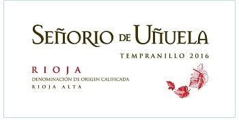 Señorío De Uñuela Tempranillo